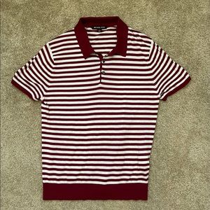Michael Kors medium short sleeve burgundy shirt